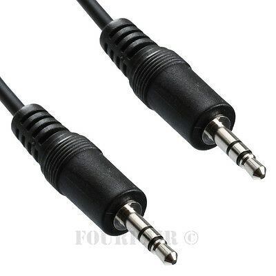 6ft 1/8" 3.5mm Stereo Audio Headphone Cable Cord Male To Male M/m Mp3 Aux Pc