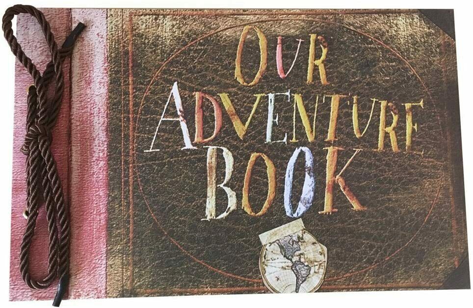 Our Adventure Book Scrapbook Album, Photo Album, Wedding Guest Book, 80 Pages