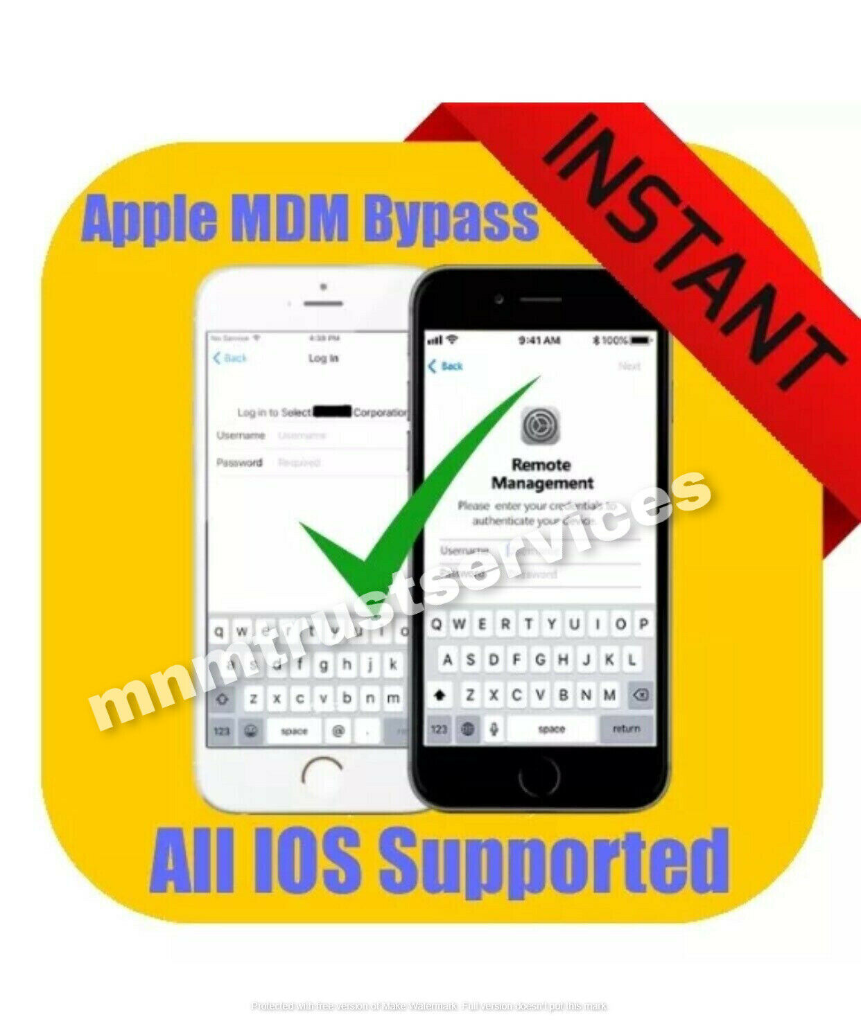Mdm / Remote Management Bypass For Iphone/ Ipod/ Ipad All Ios Supported