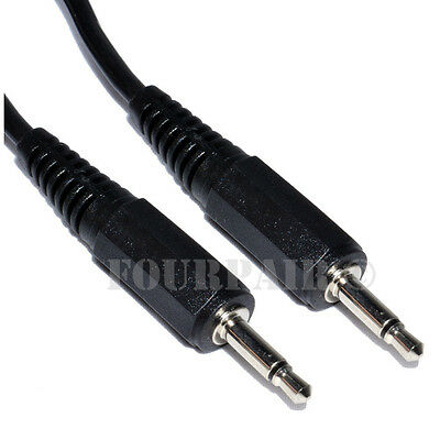 6ft - 3.5mm Male To Male Mono Audio Patch Cable Cord 1/8" Ts Plug Mic Microphone