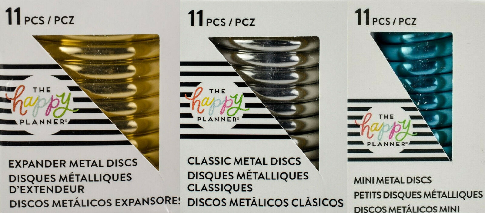 Me & My Big Ideas Happy Planner Metal Discs Expander Classic Mini - You Choose!