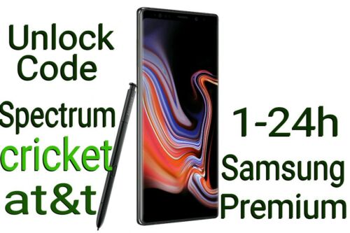 Unlock Code Premium Samsung At&t Xfinity Cricket Spectrum Note 10+ 9 S10+ S10e