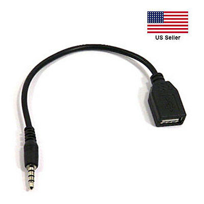 3.5mm Male To Usb A Female Audio Adapter Cable