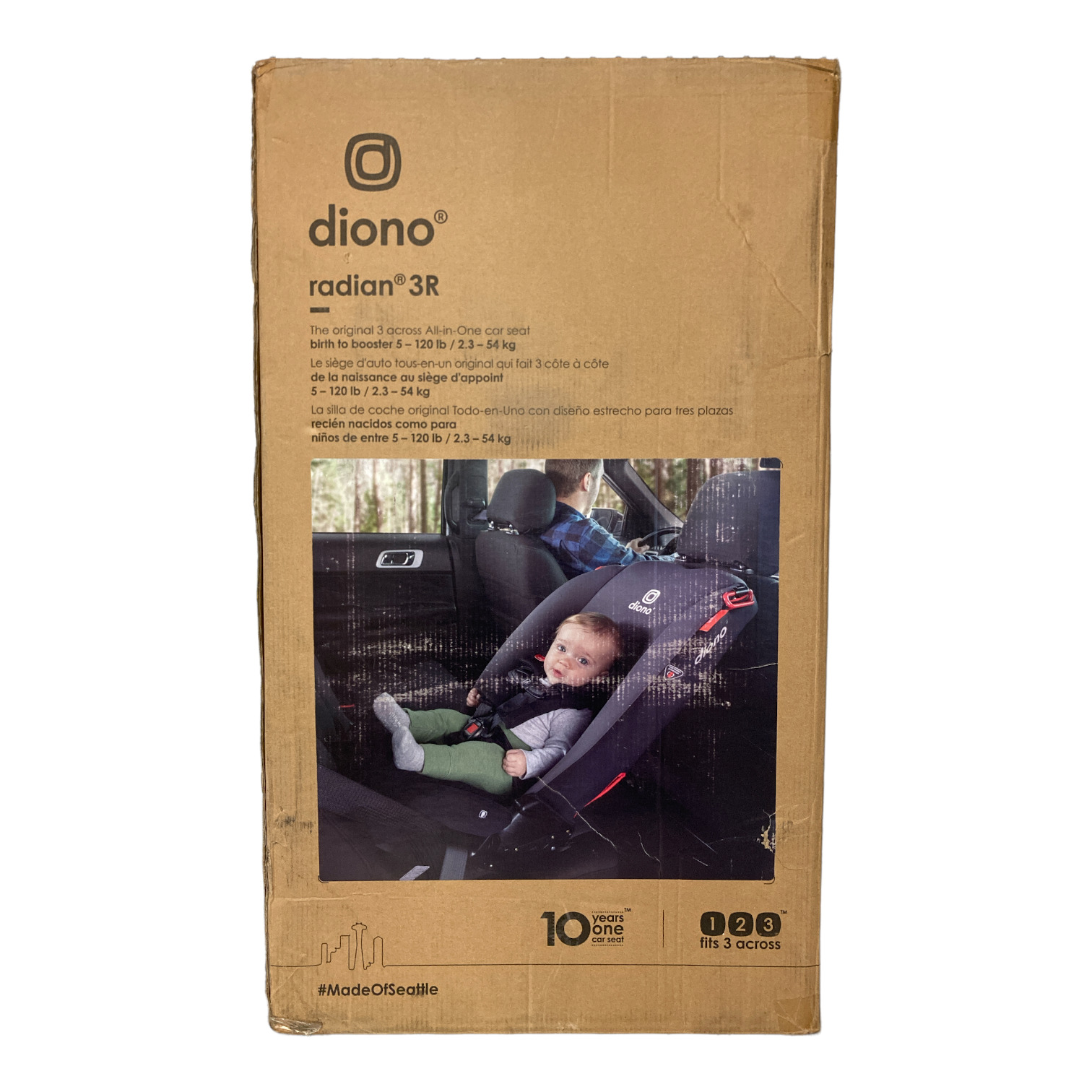 Diono Radian 3r All-in-one Birth To Booster Car Seat
