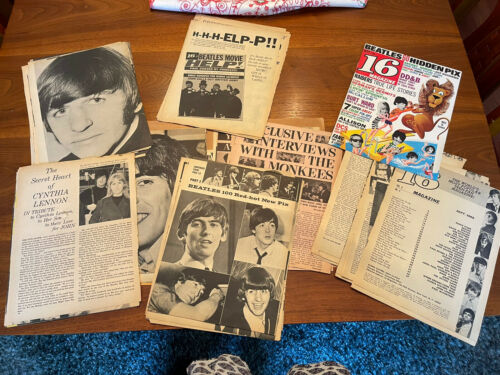 Beatles Press Clippings Newspaper & Magazine Excerpts!!! 1960's!!!!