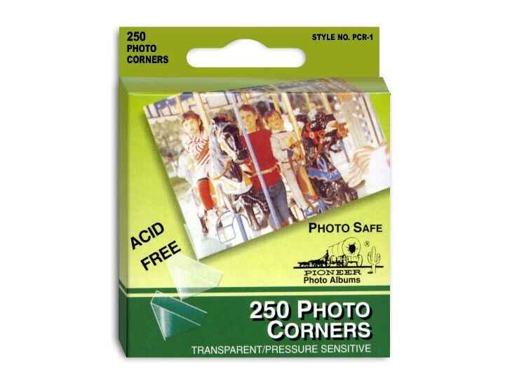 Pioneer Clear Photo Corners (same Shipping Any Qty)