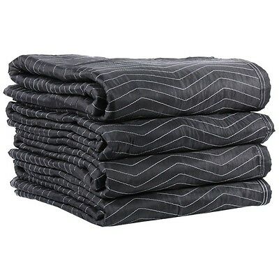 (4) Pack! Jumbo Acoustic Sound Absorption Cotton Blankets 72" X 80"